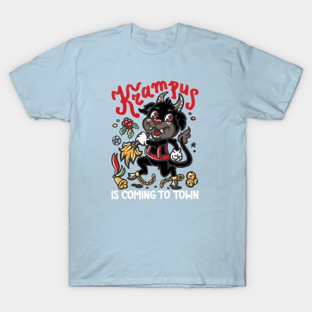 Krampus is coming to town T-Shirt by BeataObscura